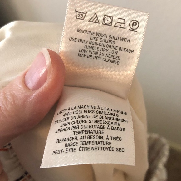 Anthropologie the Essential Pull-On Trouser in White & Red Blue Stripes - Small - Picture 10 of 10